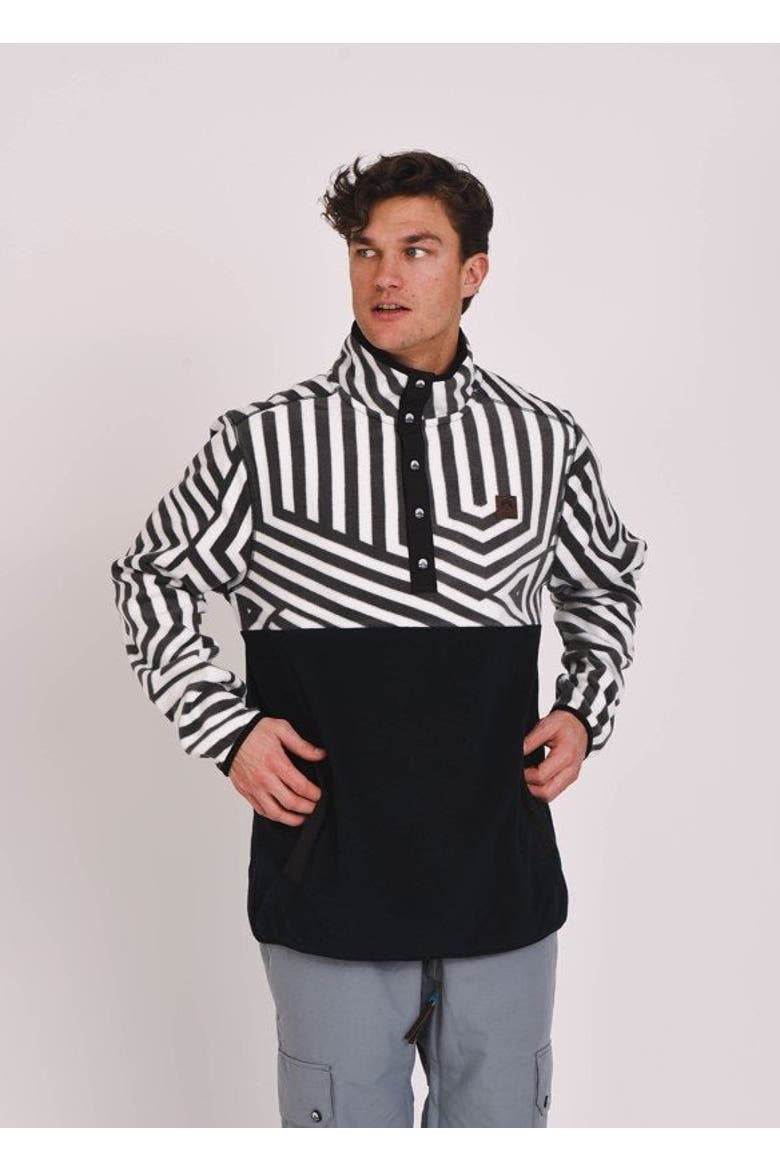 Fall Line Fleece Black - Men's, Alternate, color, BLACK