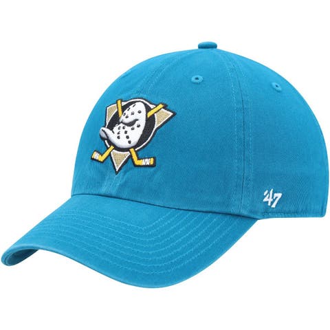 Men's '47 Teal Anaheim Ducks Clean Up Adjustable Hat