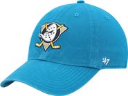 '47 Men's '47 Teal Anaheim Ducks Clean Up Adjustable Hat