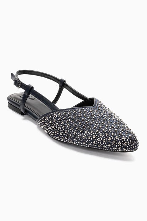 Rexton Embellished Slingback Pump