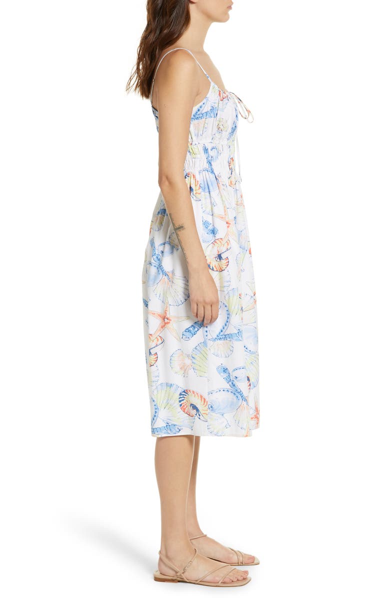 Rails Octavia Seashell Organic Cotton Blend Sundress, Alternate, color, 