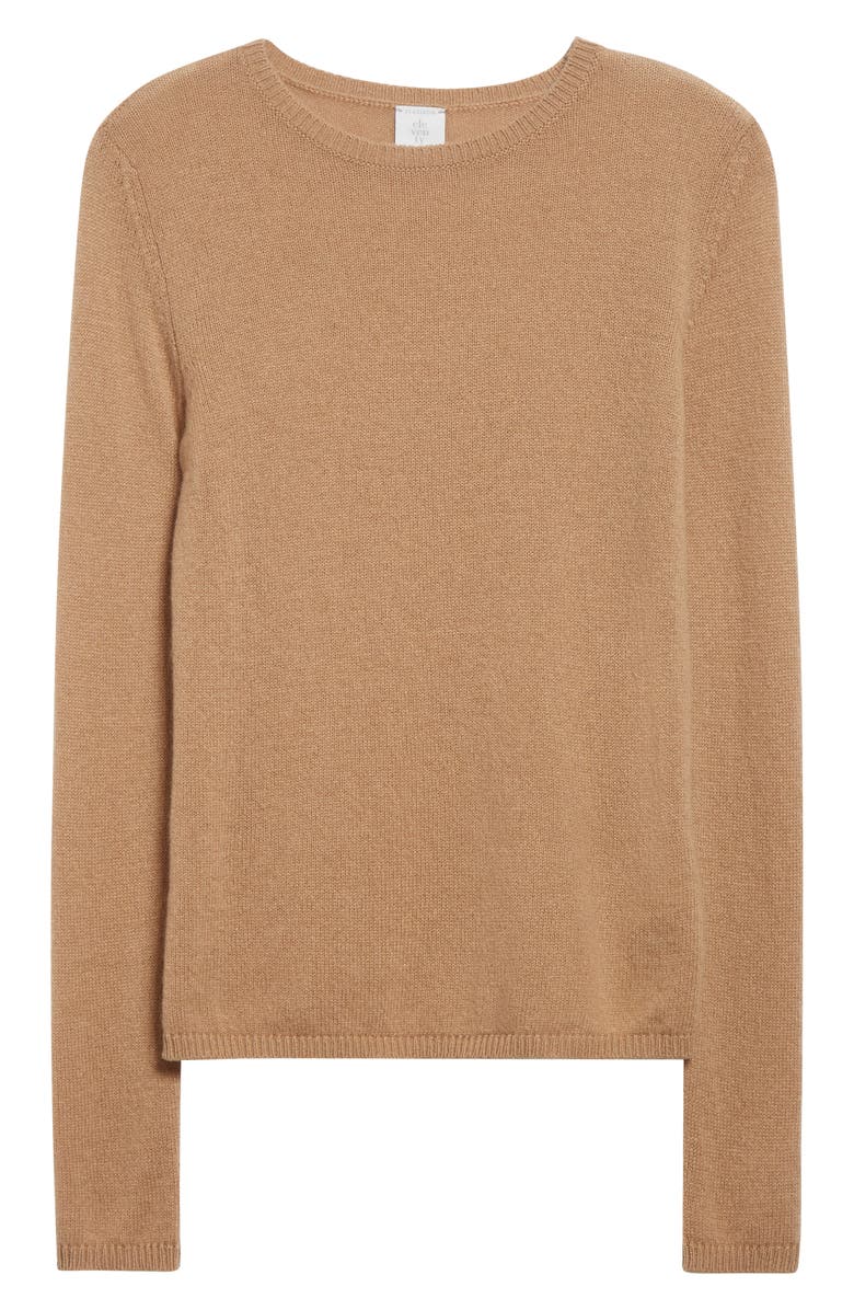 Eleventy Fine Gauge Cashmere Sweater, Alternate, color, Vicuna