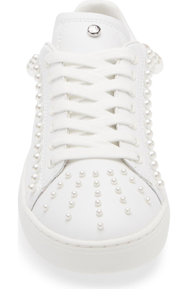 Stuart Weitzman Goldie Sneaker, Alternate, color, White