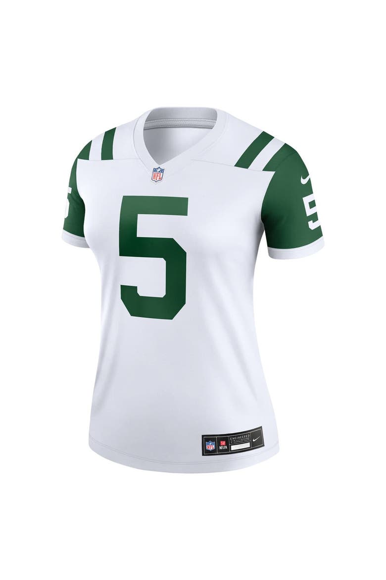 Women's Nike Garrett Wilson Classic Alternate White New York Jets Alternate Legend Player Performance Top, Alternate, color, White