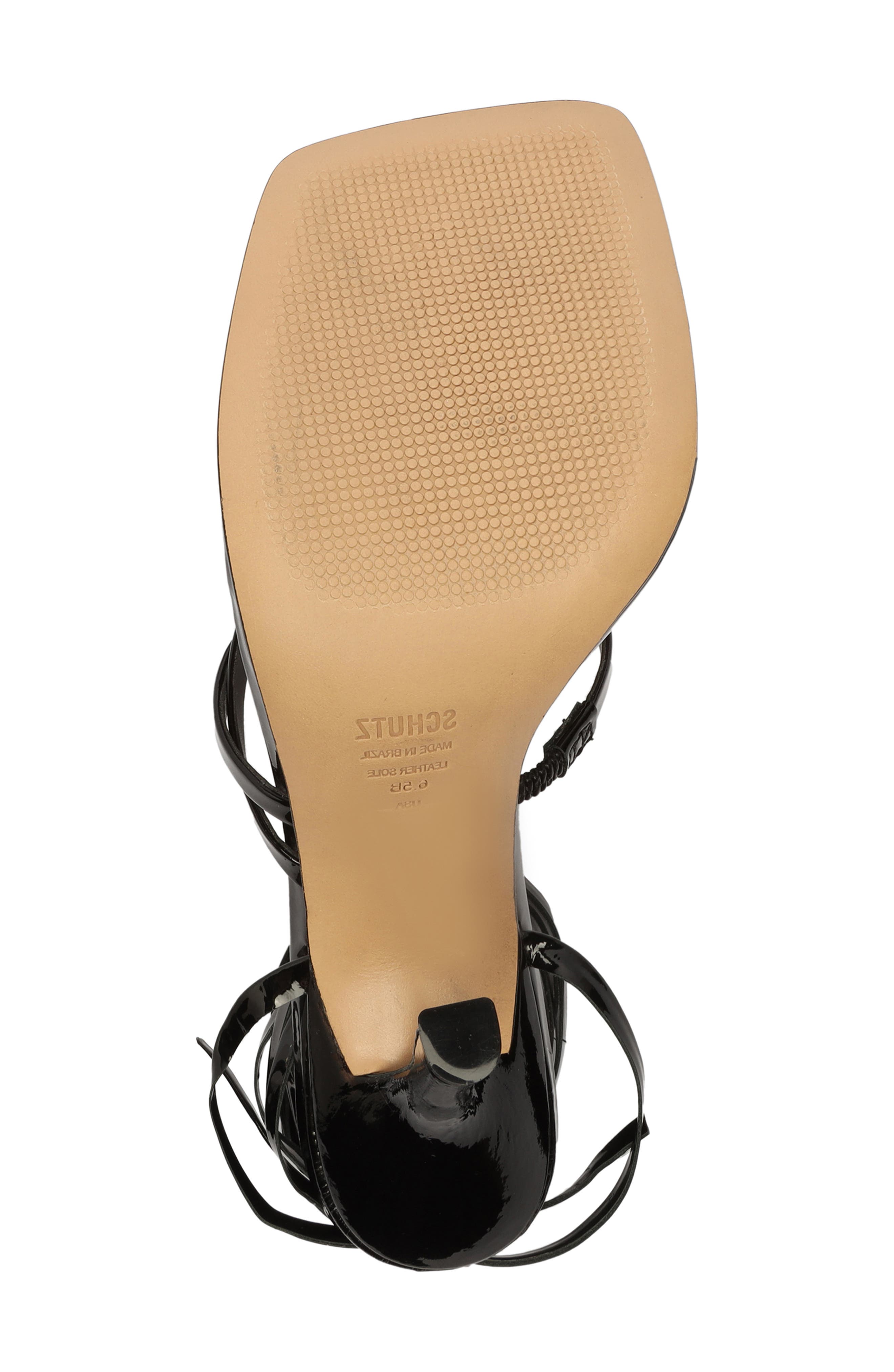 Schutz Lily Ankle Tie Sandal, Alternate, color, 