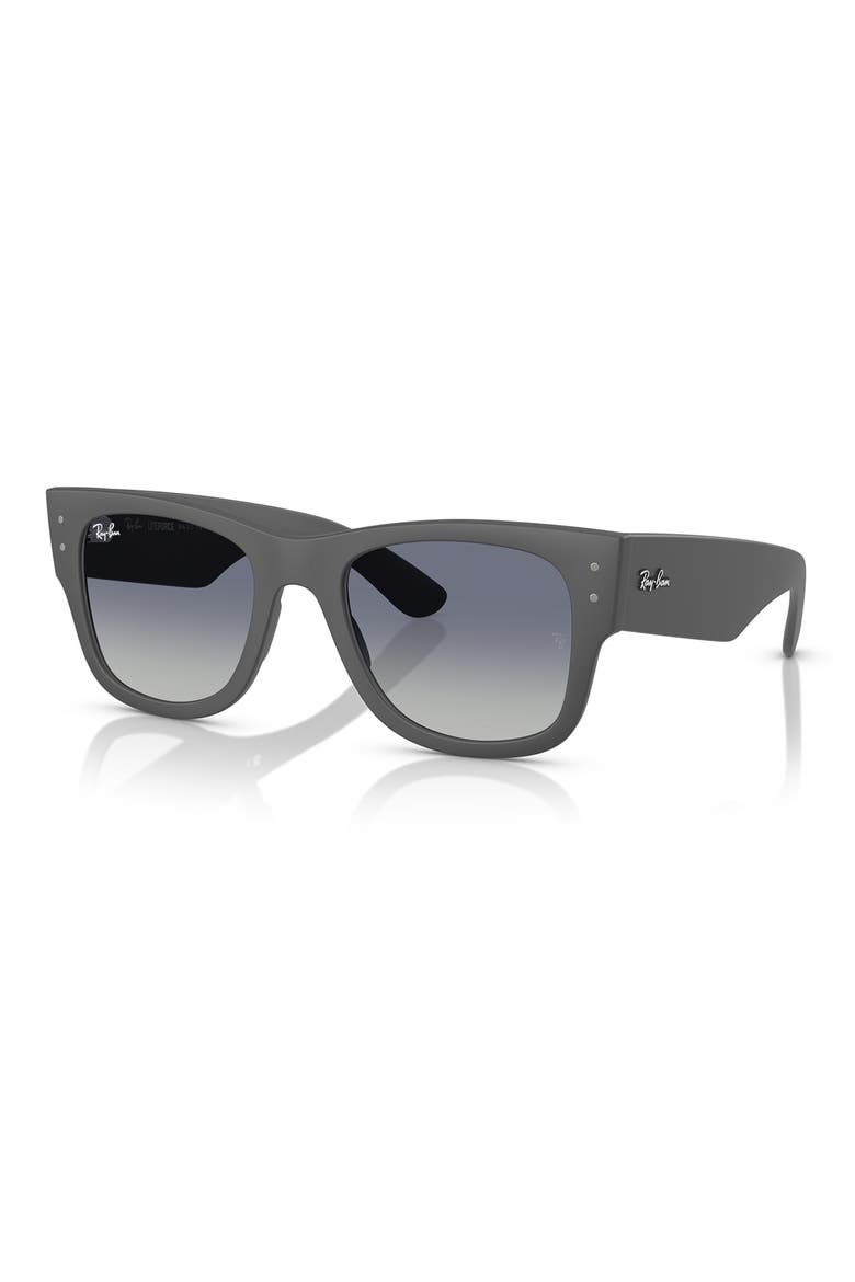 Mega Wayfarer Liteforce 52mm Gradient Square Sunglasses, Alternate, color, BLUE GREY