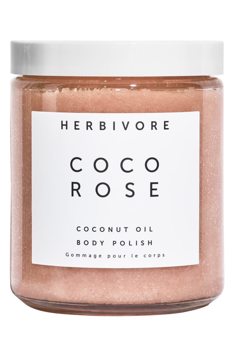 Herbivore Botanicals Coco Rose Body Scrub, Main, color,