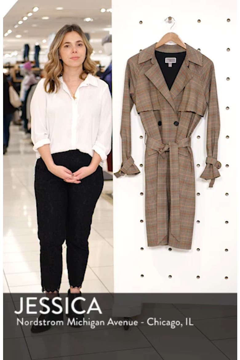 Plaid Trench Coat video