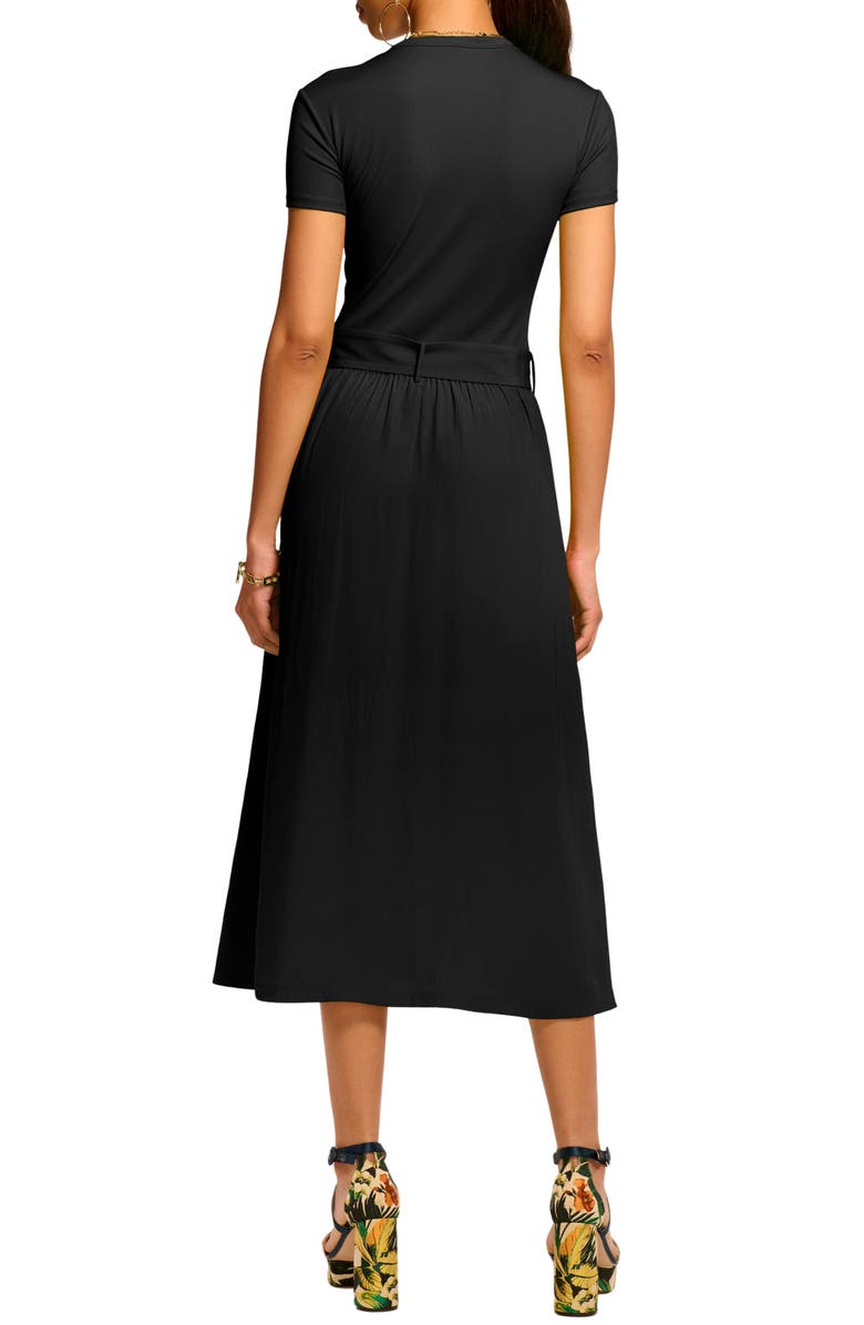 Ramy Brook Sylvie Mixed Media Cotton Blend Dress, Alternate, color, 