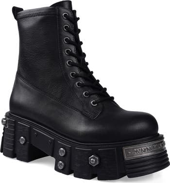 Sharifa Platform Combat Boot