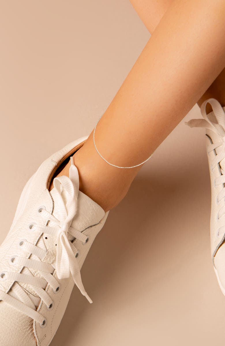 Ember Fine Jewelry <p>14K Gold Dainty Ball Anklet</p>, Alternate, color, Gold