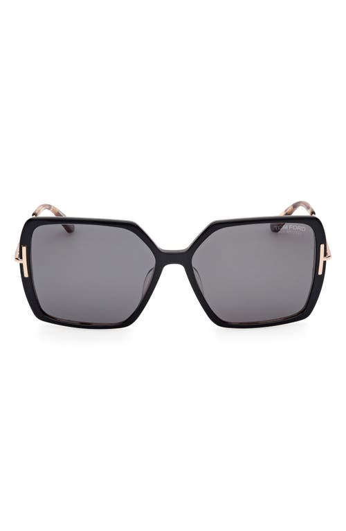 Tom Ford Joanna 59mm Gradient Butterfly Sunglasses In Multi