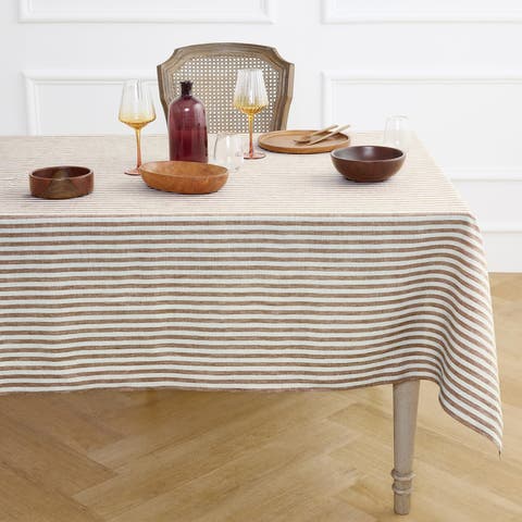 Linen Tablecloth - Amalfi Stripe