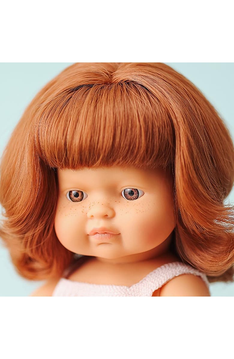 Miniland My Friends and Me Collection Baby Girl Doll with Red Hair - 15", Alternate, color, Beige
