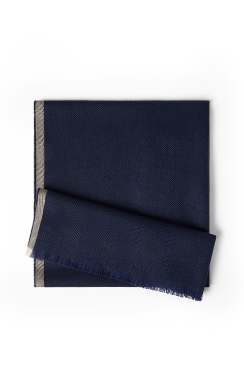 Wool and cashmere scarf