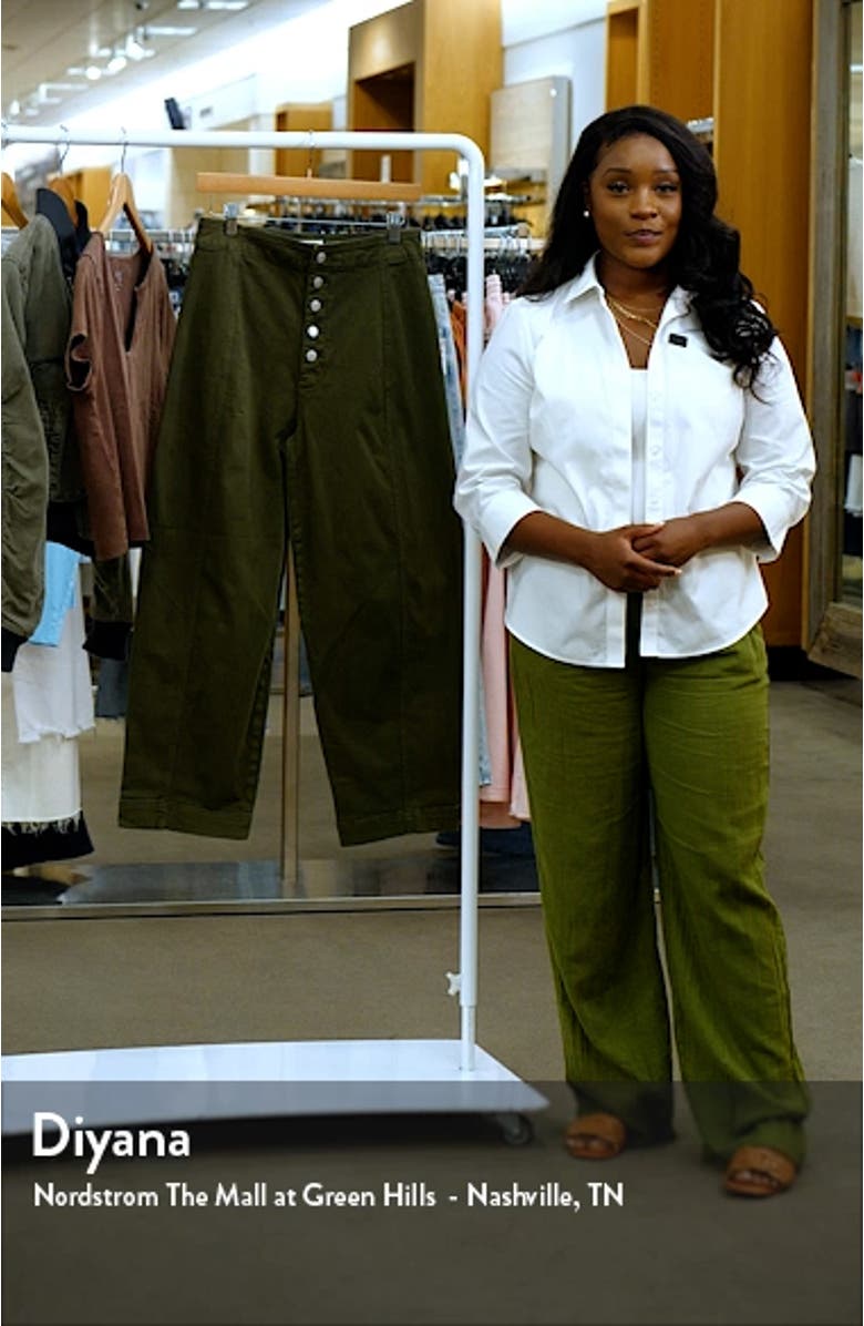 Suki High Waist Ankle Wide Leg Jeans, sales video thumbnail