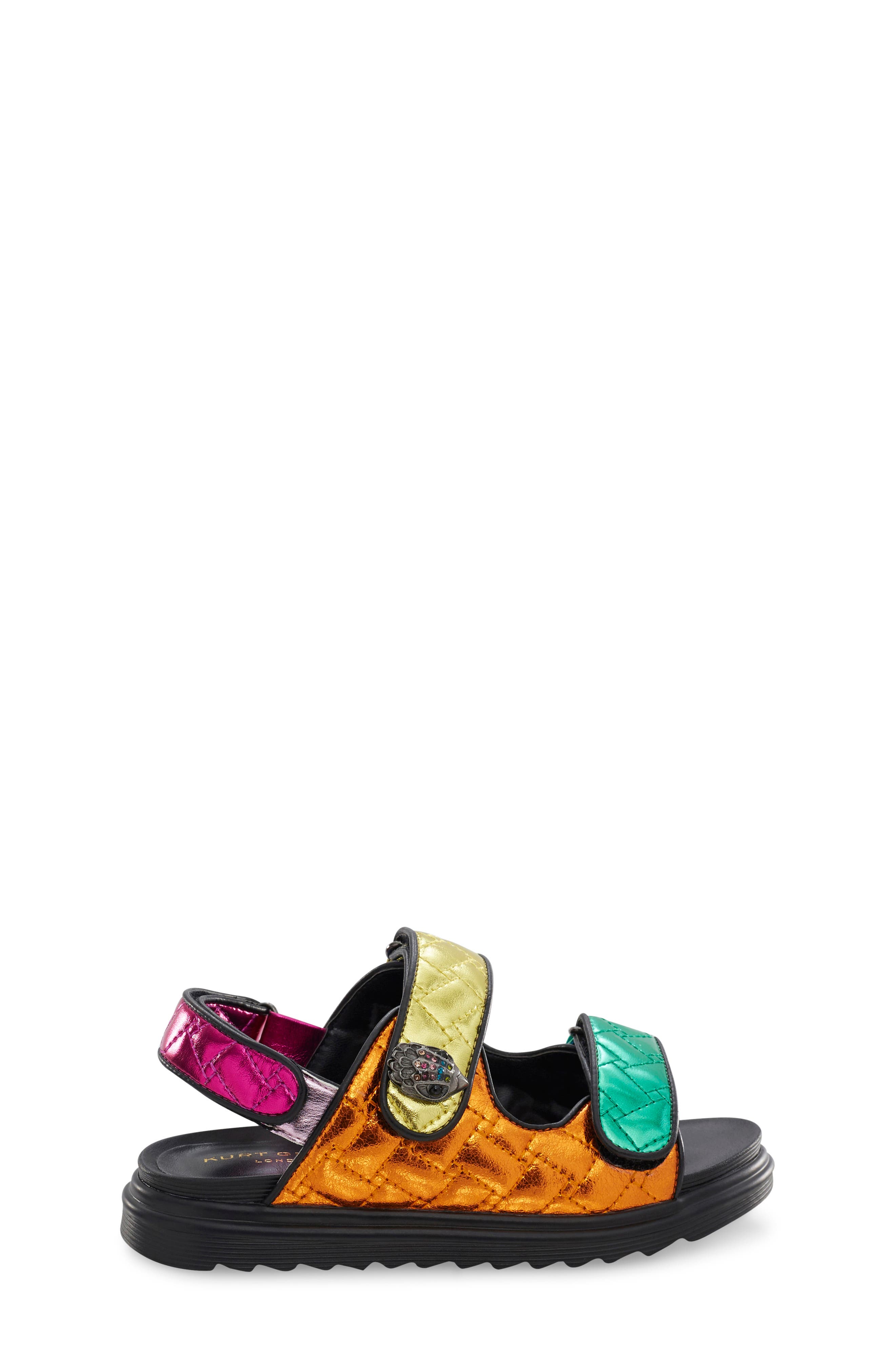 Kurt Geiger London Kids' Mini Orson Sandal, Alternate, color, Pink Multi