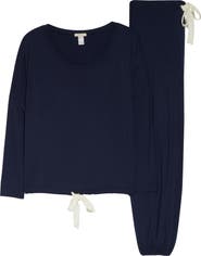 Eberjey Gisele Jersey Knit Slouchy Pajamas