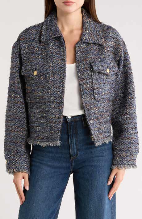 Democracy Tweed Crop Jacket