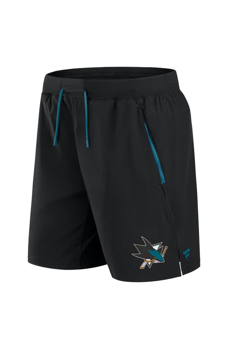 FANATICS Men's Fanatics  Black San Jose Sharks Authentic Pro Rink Performance Shorts, Alternate, color, 