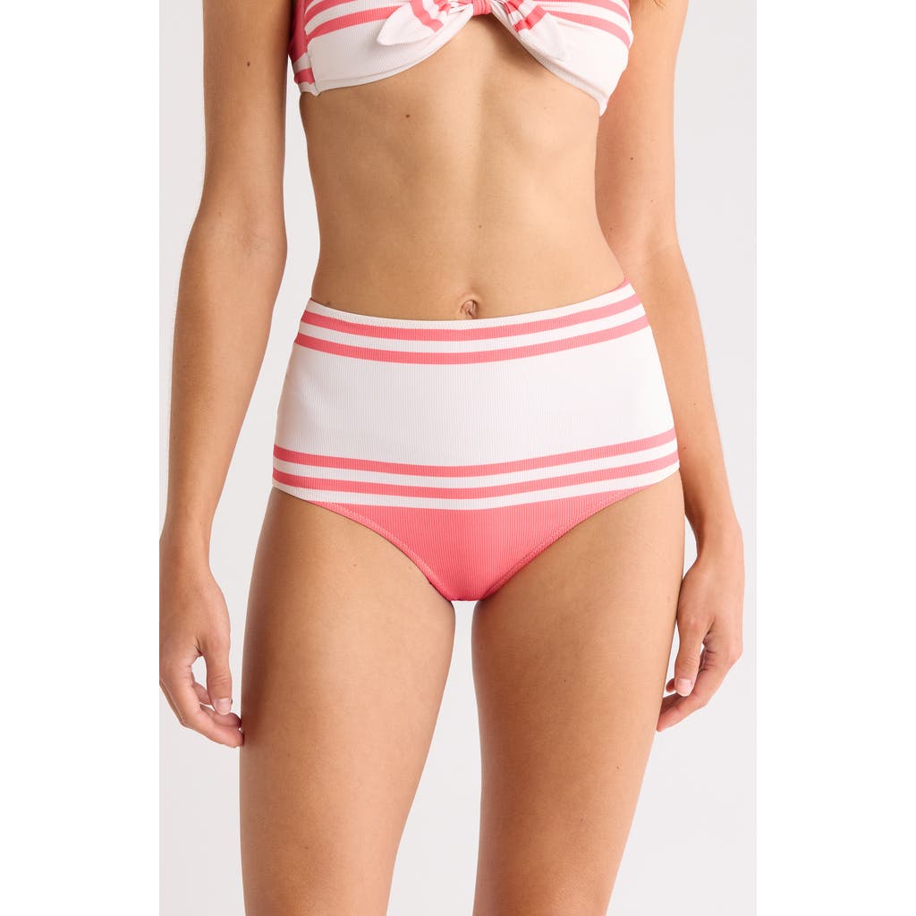 lemlem Elsi High Waist Bikini Bottoms in Ayele Fragaria  product