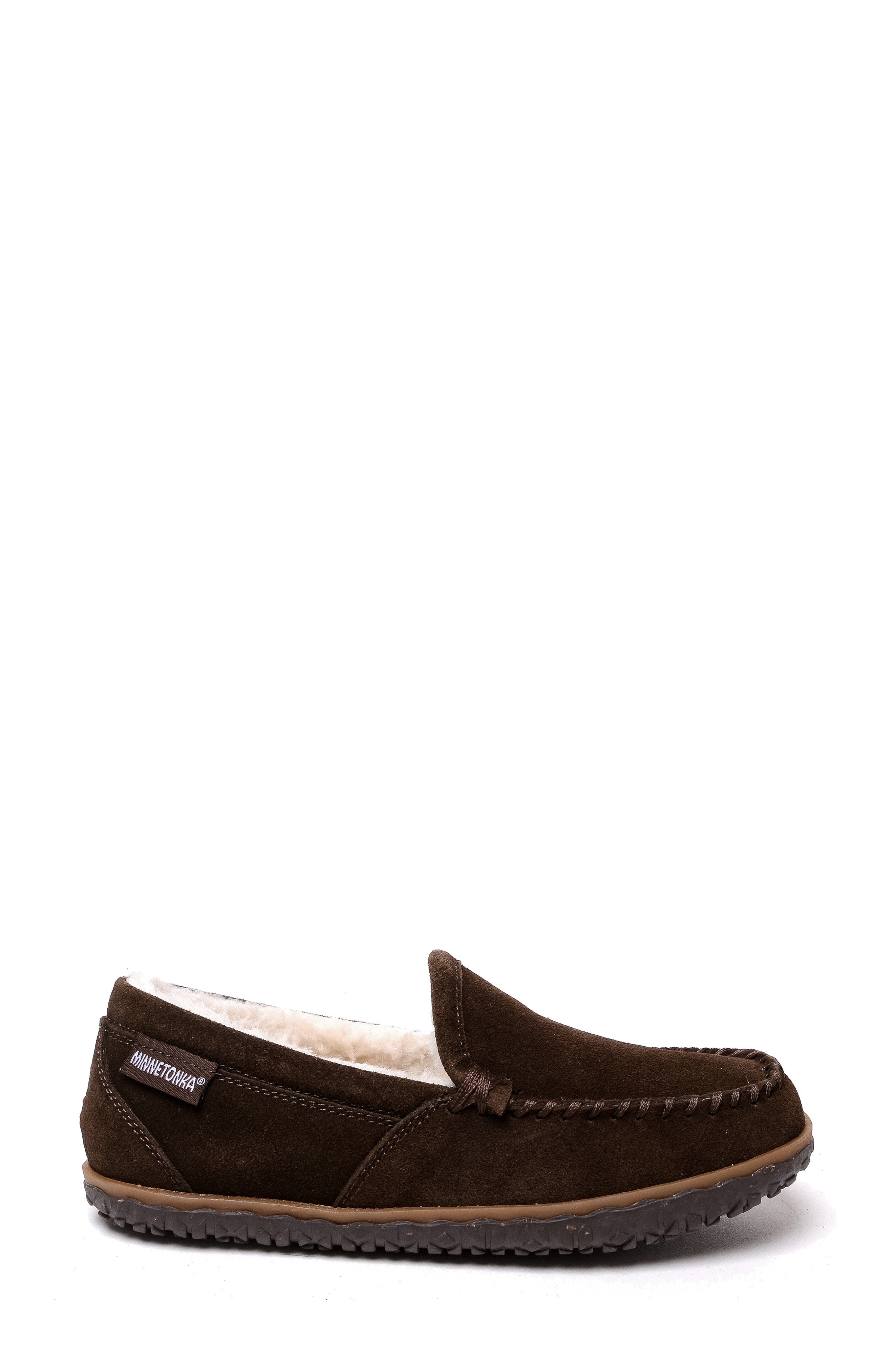 Minnetonka Tempe Slipper, Alternate, color, Chocolate
