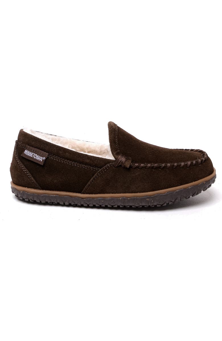 Minnetonka Tempe Slipper, Alternate, color, Chocolate