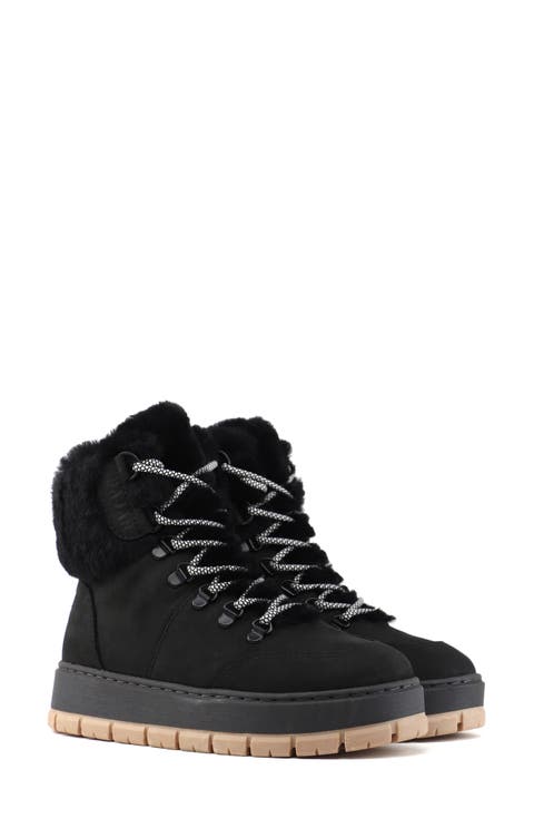 Chalet Faux Shearling Waterproof Bootie (Women)
