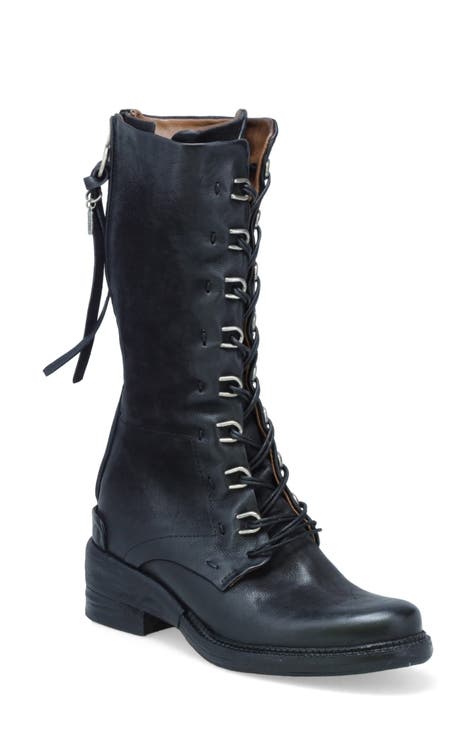 Diba billie fashion leather combat boot