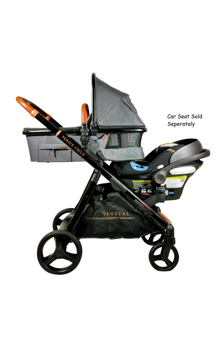 Venice Child Ventura Stroller & Bassinet, Alternate, color, Shadow Gray