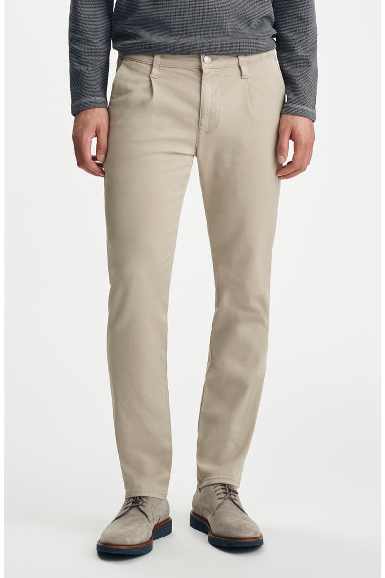 Will Pleated Slim Leg Chino Pants, Main, color, BONE LUXE TWILL