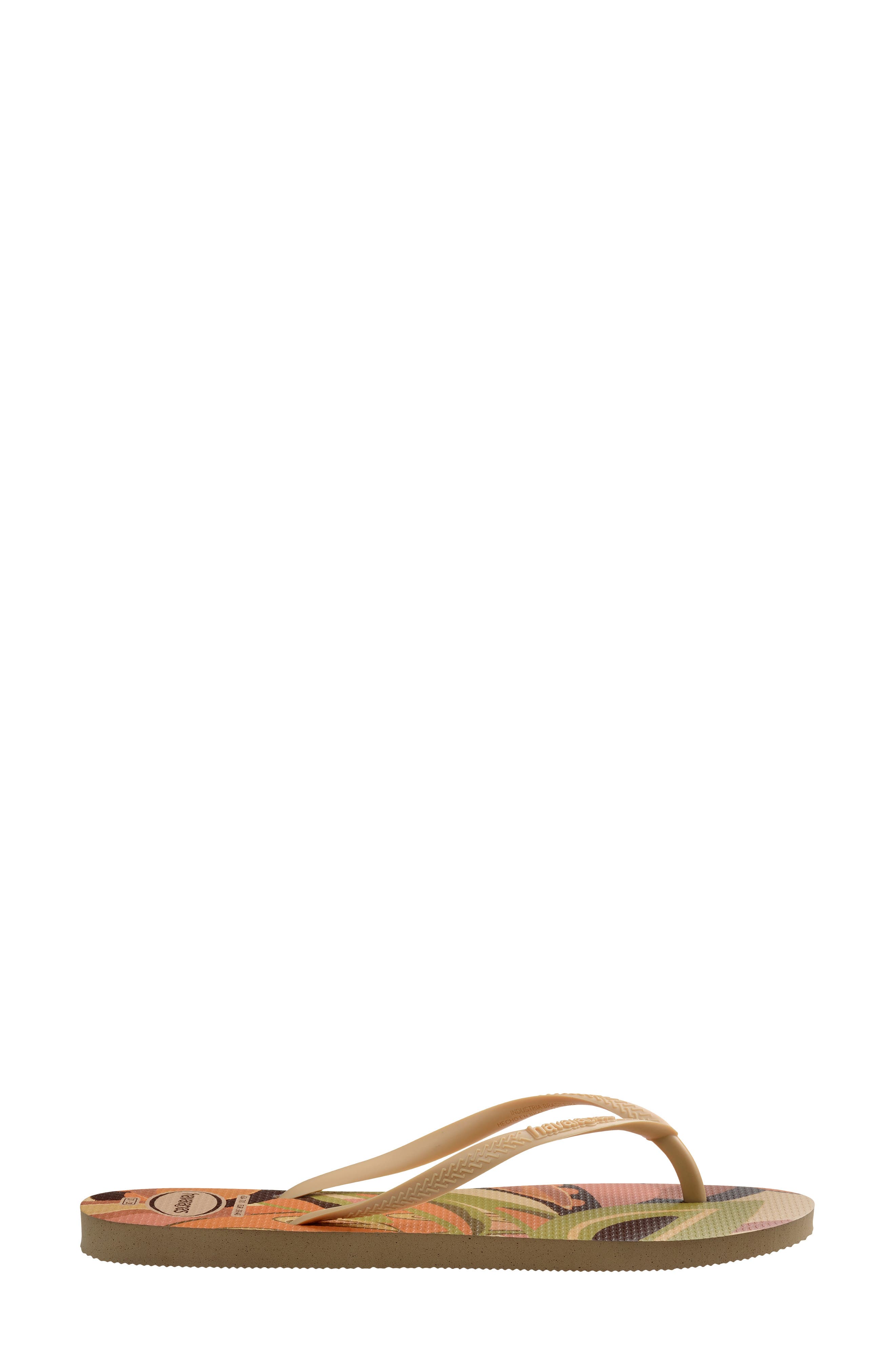 Havaianas Slim Water Resistant Flip Flop, Alternate, color, 