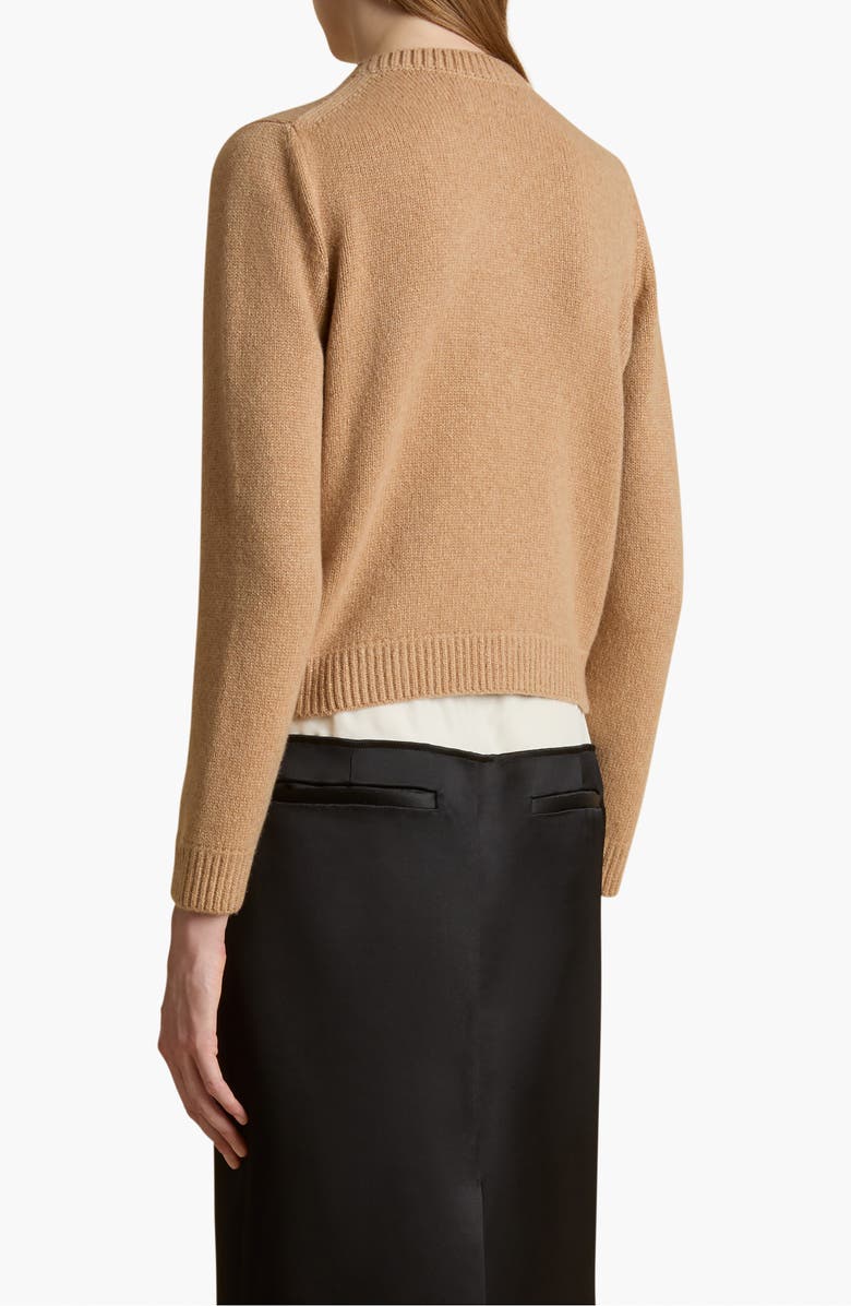 Khaite Leta Cashmere Sweater, Alternate, color, Biscotti