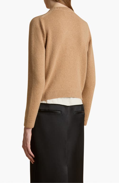 Khaite Leta Cashmere Sweater In Biscotti