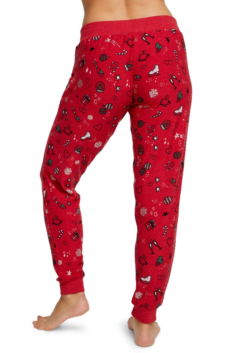 Holiday Goodies Jogger Pants, Alternate, color, ROUGE