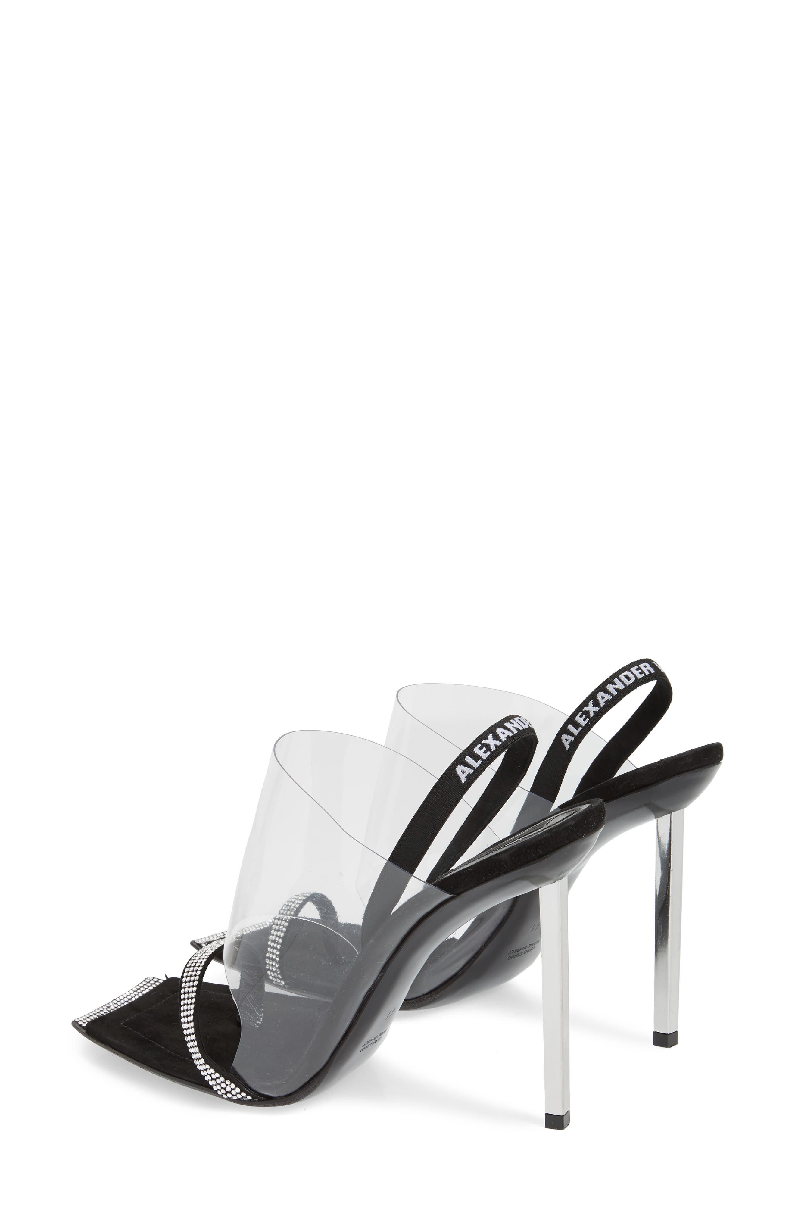Alexander Wang Clear Shield Sandal, Alternate, color, 