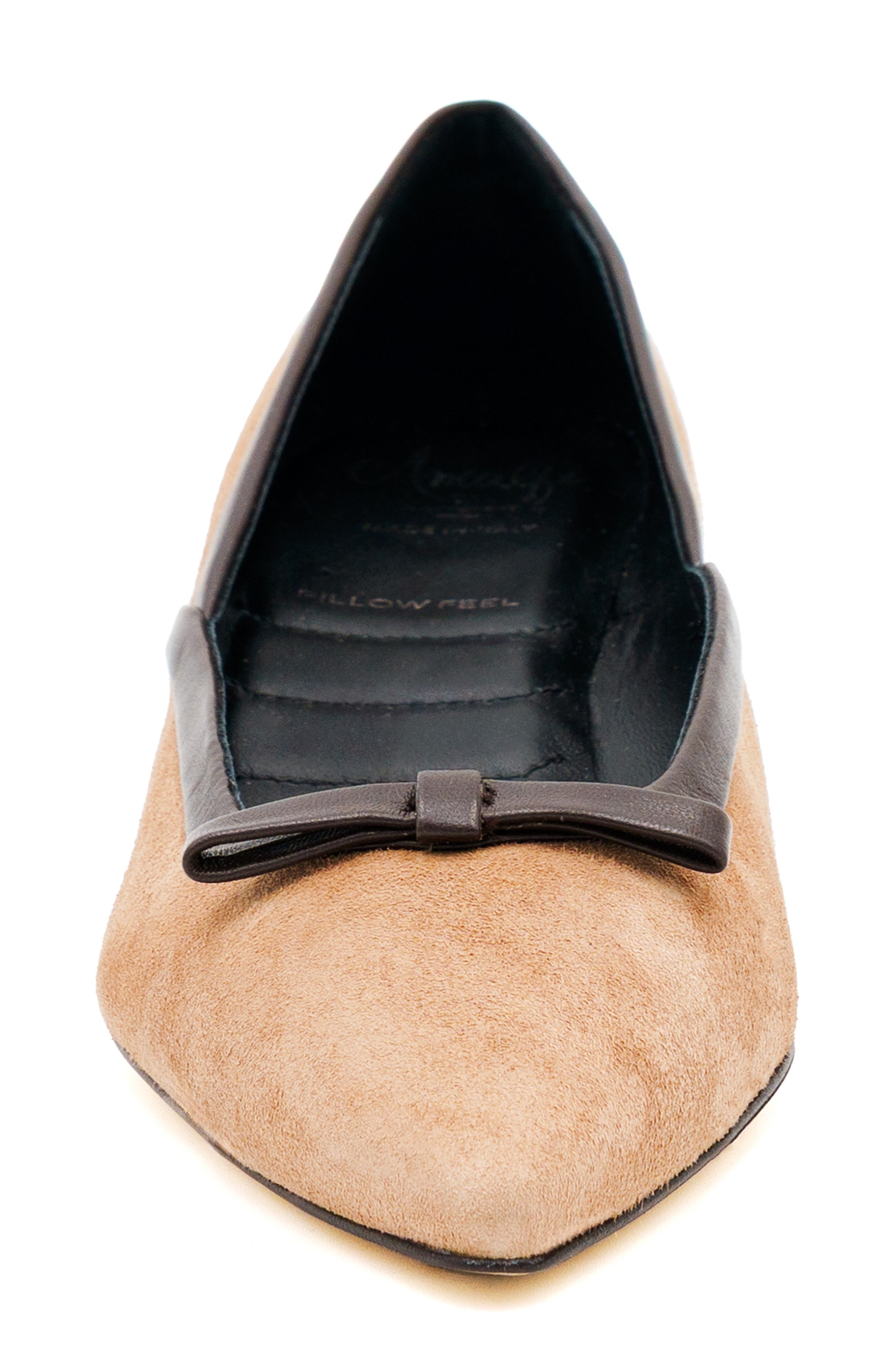 Pagliuzza Leather Pump, Alternate, color, SAFARI/ EBONY