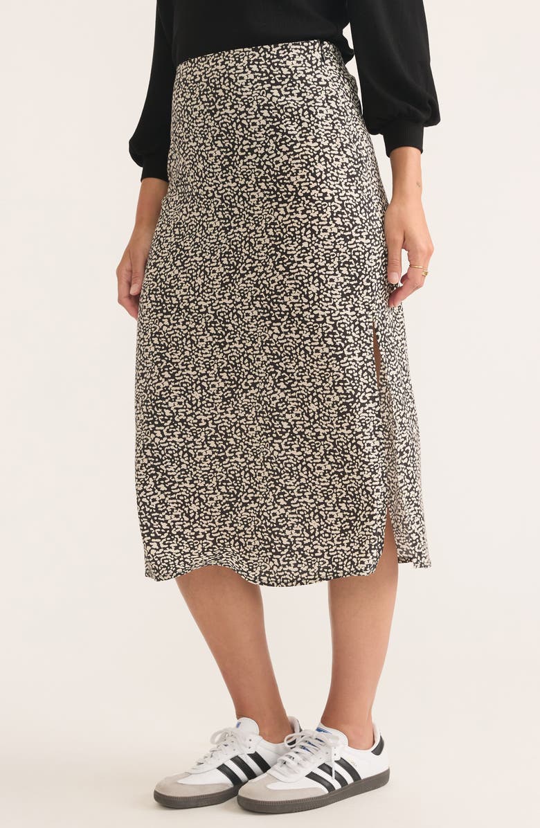 Marine Layer Ryan Print Midi Skirt, Alternate, color, 