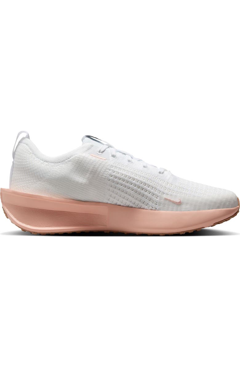 Nike Interact Run Running Shoe, Alternate, color, White/ Apricot/ Coral