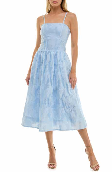 Socialite Jacquard Midi Sundress