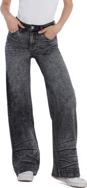 HINT OF BLU Love Wide Leg Jeans