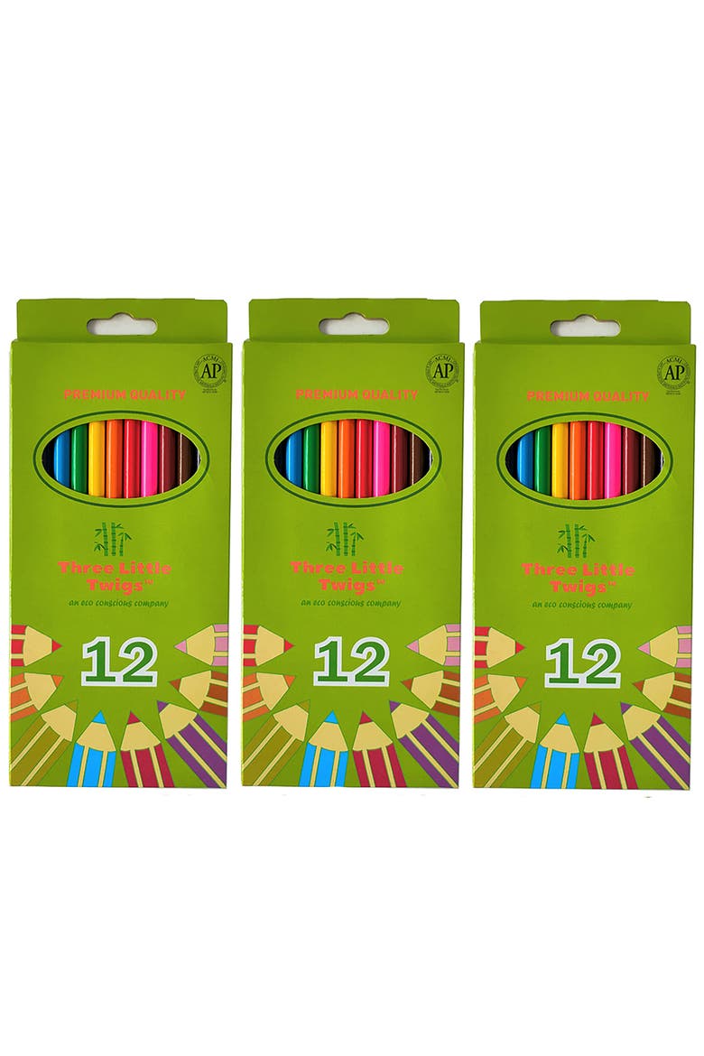 Colored Pencil Set, Alternate, color, Multicolored