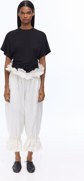 H&M Batwing-sleeved Pima Cotton Top
