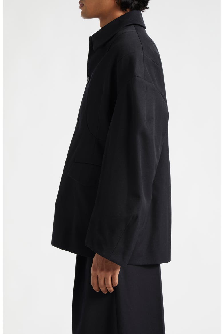 Workwear Armour Paneled Twill Jacket, Alternate, color, BLACK