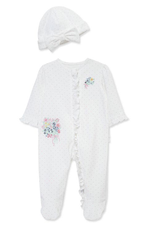 Bouquet Footie & Hat Set (Baby)