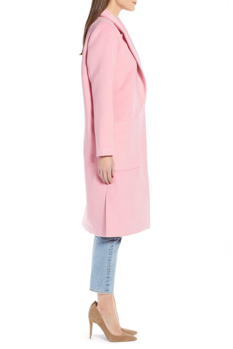 Patch Pocket Coat (Nordstrom Exclusive), Alternate, color, PINK UNTAMED