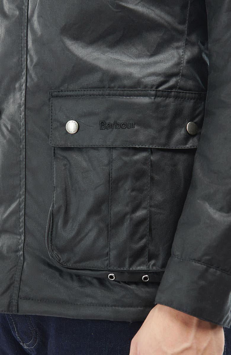 Barbour Tourer Duke Waxed Jacket, Alternate, color, 
