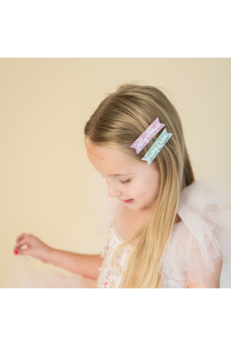 Silly Goose Acetate Hair Clip Set, Alternate, color, Assorted Pre-Pack