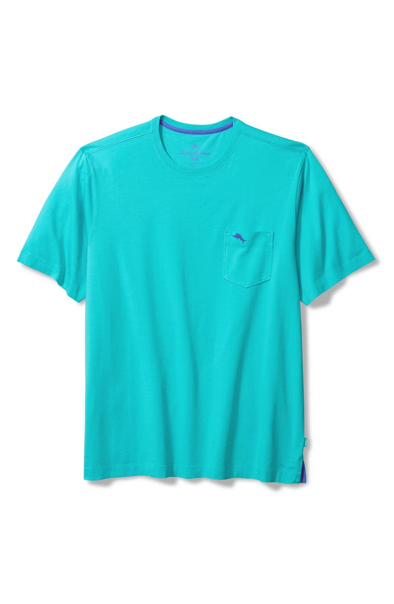 Tommy Bahama 'New Bali Sky' Original Fit Crewneck Pocket T-Shirt, Main, color, Blue Curacao