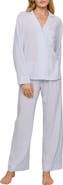 Eberjey Nautico Stripe Long Sleeve Top & Pants Pajamas